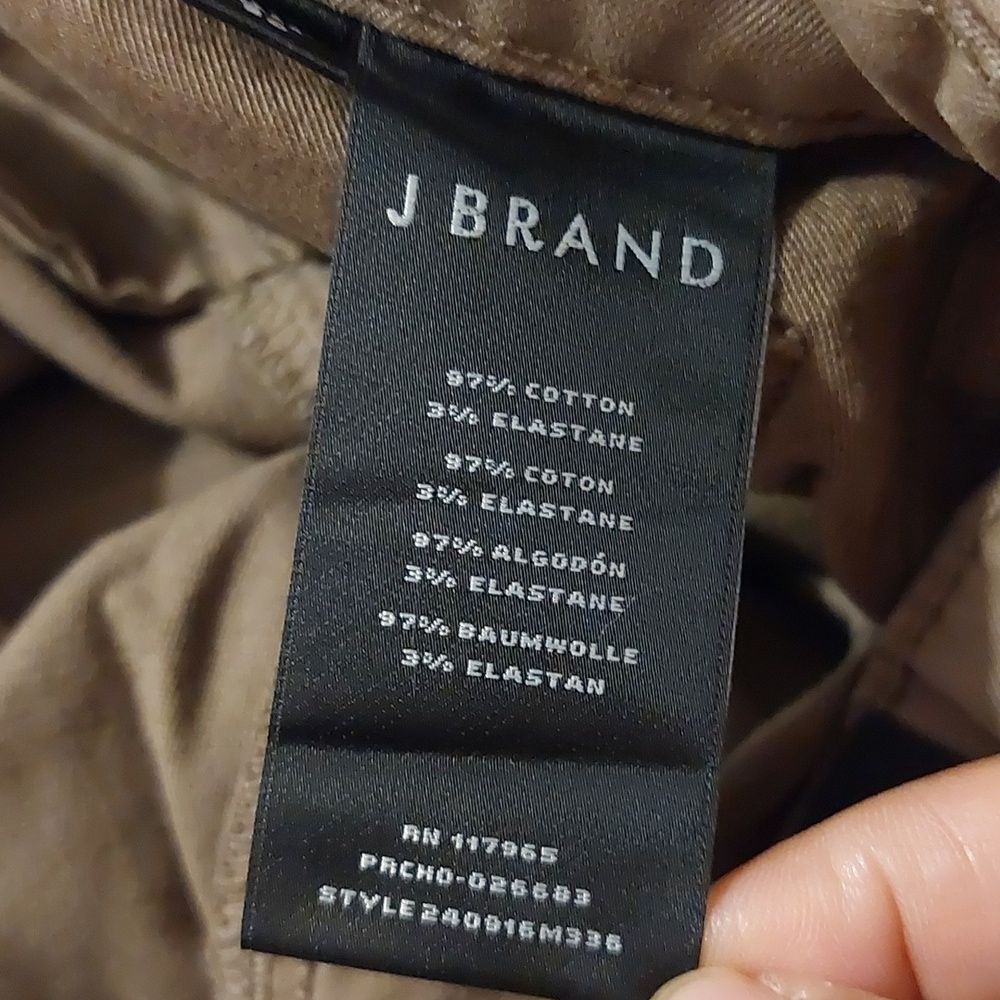 J Brand Kane Straight Fit Double Weave Twill Denim Pants Men's Size 30 Auburn - Picture 9 of 9